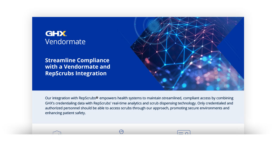 Ghx Vendormate Repscrubs Provider Informational Resource